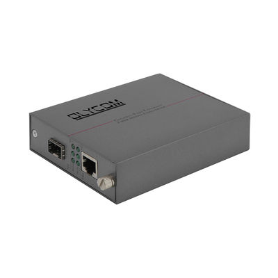 SFP Glasfaser Ethernet-Medienwandler Megabit-Rack montierbar nicht verwalteter LFPT DC5V