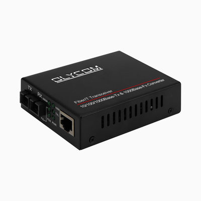 Gigabit PoE Media Converter 15,4W 30W Unmanaged Active PoE Duplex SM MM Glasfaser CE
