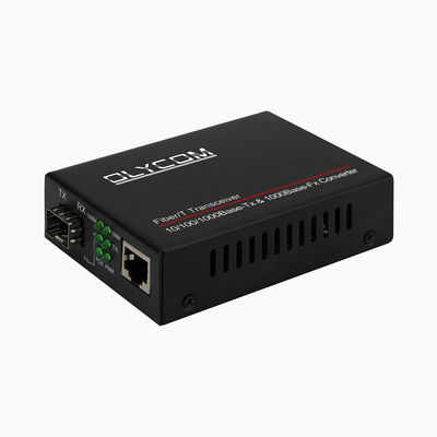 Multimode-Medienwandler Gigabit 850nm SFP Ethernet Unmanaged 2KM CE FCC-konform