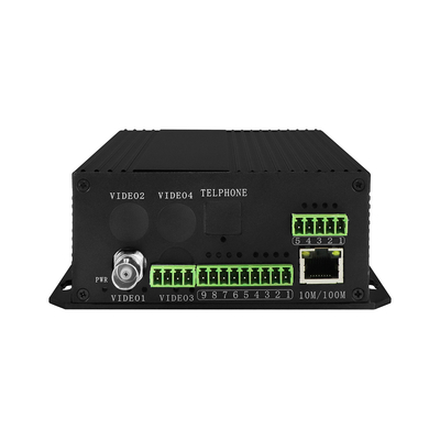 Bidi Data Dry Contact Analog-Videofaserkonverter RS232 RS485 auf einem Regal montiert DC12V