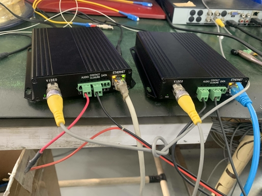 Bidi-Daten RS232/Konverter RS422 10/100M Ethernet Over Fiber