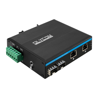 Industrie-Netzwerk-Switch mit 4 Gigabit-Ports und EMV-Industrial-Grade-Design