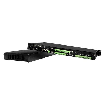 3G SDI Video Ethernet Datenfaserkonverter Bidi RS232 Kontaktschließung Optischer Extender 1U Rack