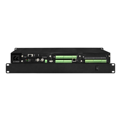 3G SDI Video Ethernet Datenfaserkonverter Bidi RS232 Kontaktschließung Optischer Extender 1U Rack