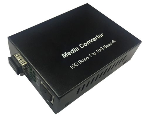 1000M 2.5G 5G 10G RJ45 SFP+ Medienwandler 12VDC Autosensgeschwindigkeit nicht verwaltet