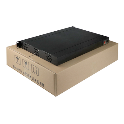 16 Por AHD CVI TVI Video Medienwandler 1080p 4K AC 220V ST Port 1U Rack