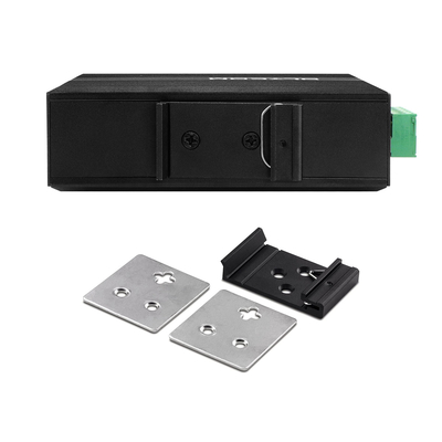 Mini 5 Port Gigabit-Industrial Fiber Switch SFP Uplink Unmanaged Din Rail Typ DC12V