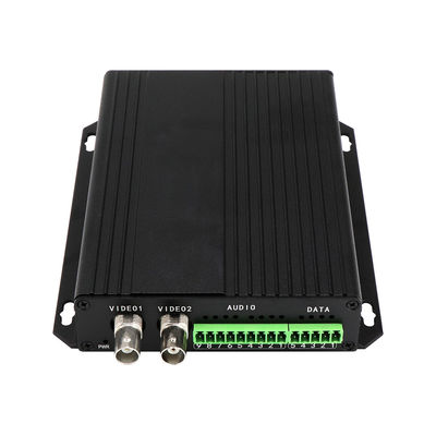 Ausgewogener Audio RS422 RS485 Video Media Converter DC5V 2A ST Glasfaser 30km CE