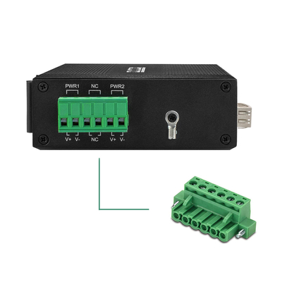 20KM Gigabit-Faser-Schalter Portnetz-2 industrieller mit 1 LC-Verbindungsstück im Freien